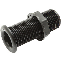 Стакан дренажный Ceredi 30х80мм черный пластик (6016_80B)